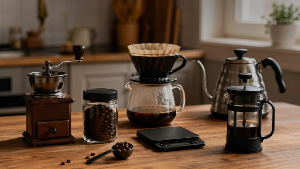 Cheap Home Coffee Brewing Setup