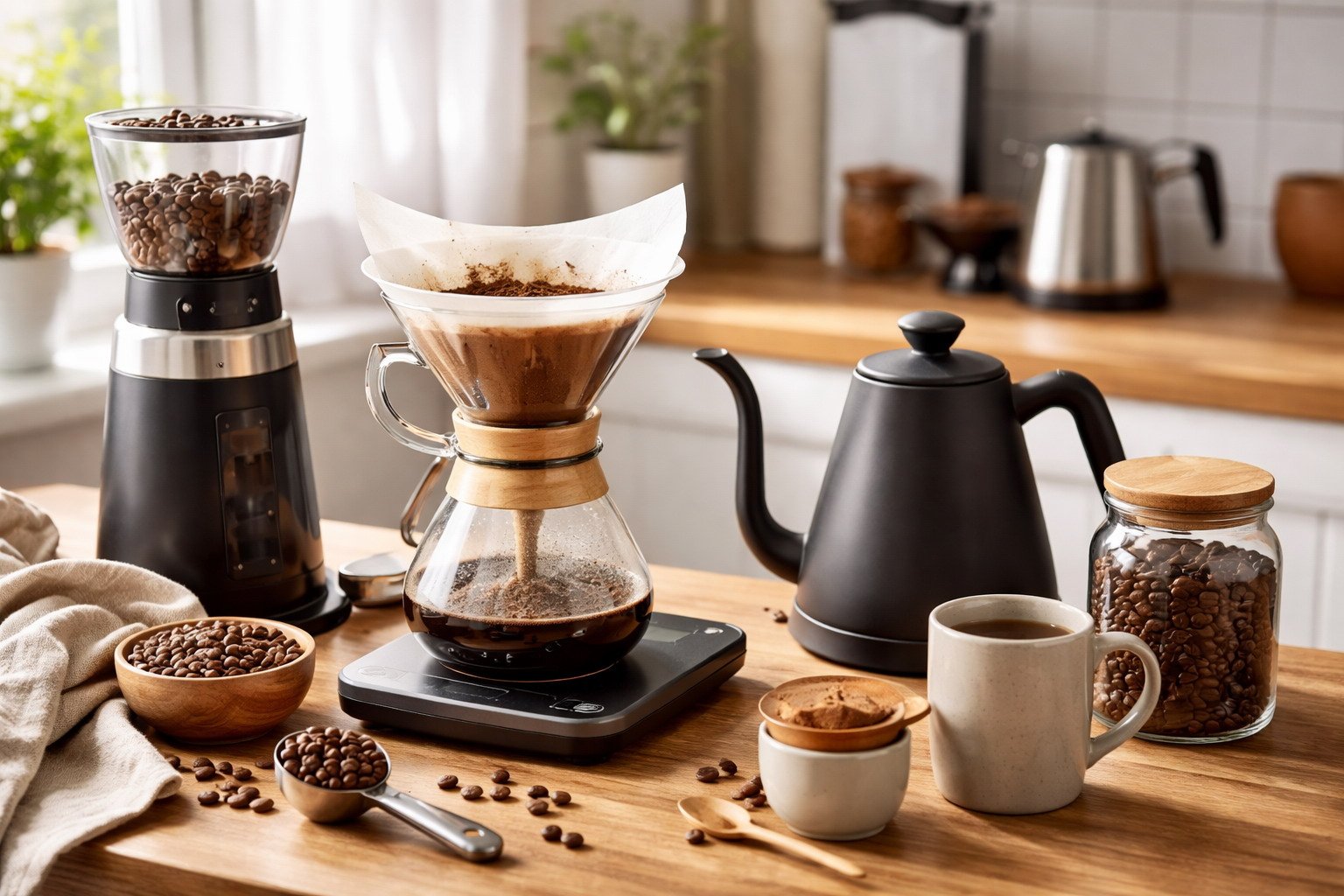 Home Coffee Setup for Beginners: Café-Quality Brew Station on Any ...