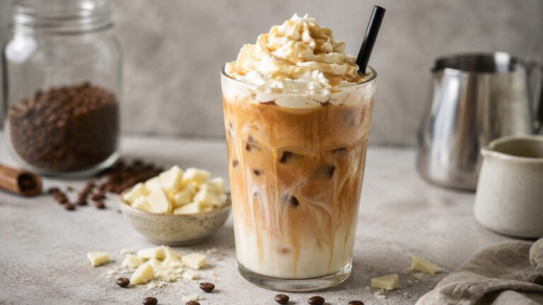 White Chocolate Mocha Iced Coffee Recipe