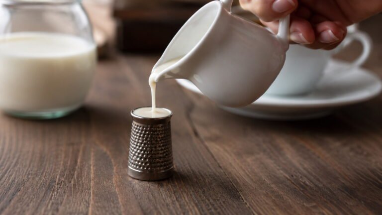 Grams of Fat in a Thimble of Coffee Creamer