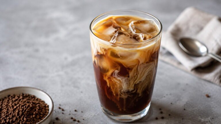 Iced Coffee Recipe with Instant Coffee