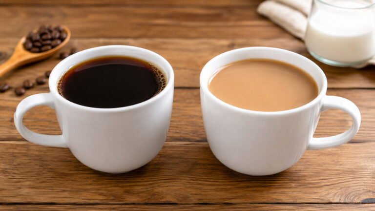 Black Coffee vs Coffee With Creamer