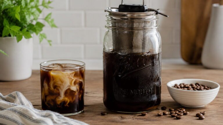 Cold Brew Coffee Mason Jar Filter