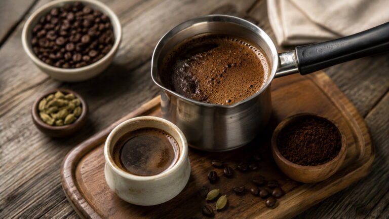 How to Make Turkish Coffee Without an Ibrik