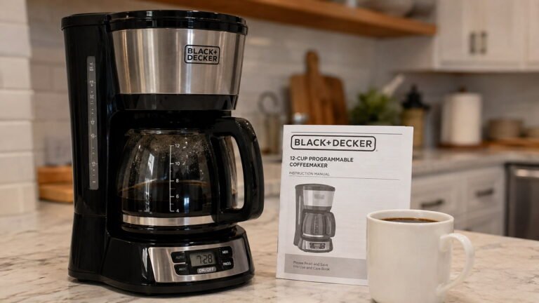 Black and Decker Coffee Pot Instruction Manual