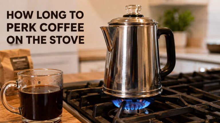 How Long to Perk Coffee on the Stove