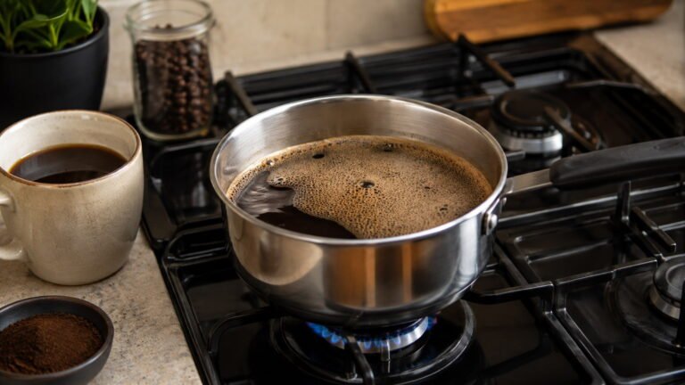 How to Make Coffee Using a Saucepan