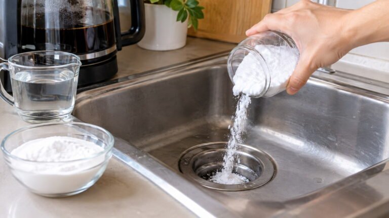 How to Get Rid of Coffee Smell in Kitchen Drain